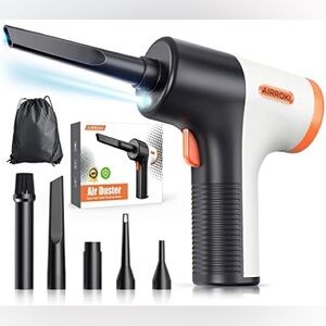 AIRROKI Cordless Air Duster – Rechargeable High-Power Cleaning Blower